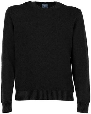 Fedeli Round-Neck Knitwear - Negro