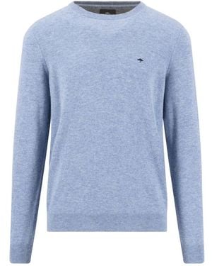 Fynch-Hatton Round-Neck Knitwear - Blu