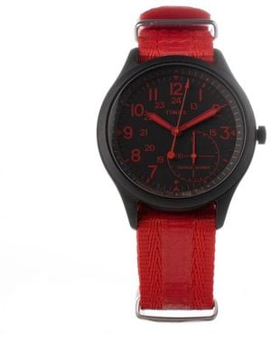 Timex Edelstahl quarzuhr taktische funktionen - Rot
