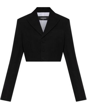 DSquared² Jassen ,Zwart ,Katoen Korte Blazer