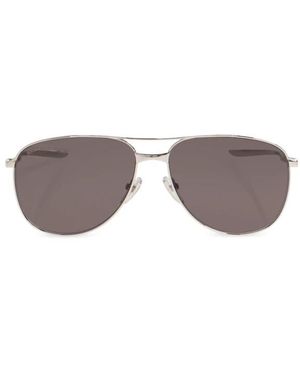 Balenciaga Accessoires ,Grijs ,Gossip Oval Af Zonnebril
