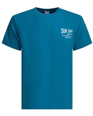 Sun Surf Authentic Island Designs Grafik-T-Shirt - Blau