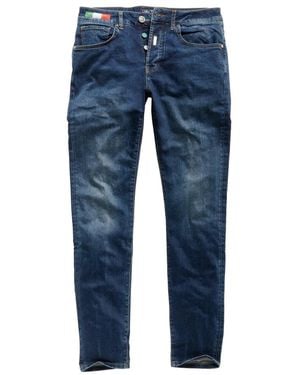 carlo colucci Slim-Fit Jeans - Blue