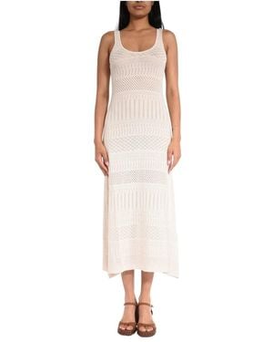 Akep Knitted Dresses - Bianco
