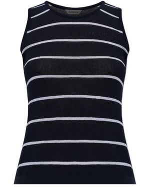 Balenciaga Sleeveless Tops - Blue