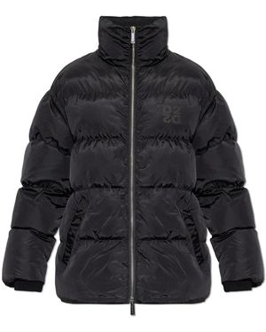 DSquared² Gesteppte Jacke Mit Print-Logo - Schwarz