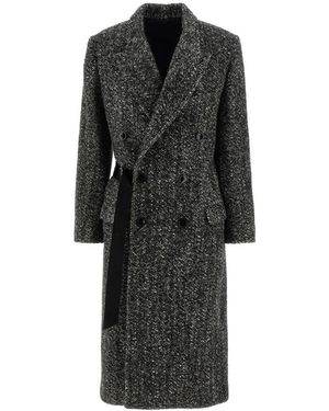 Isabel Marant Double-Breasted Coats - Black