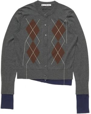 Acne Studios Cardigans - Grijs