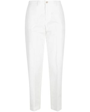 BRIGLIA Cigarette Pants - Wit