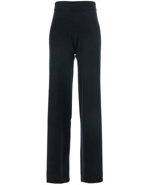 Allude Wide Trousers - Nero