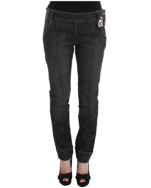 Ermanno Scervino Slim-Fit Trousers - Negro