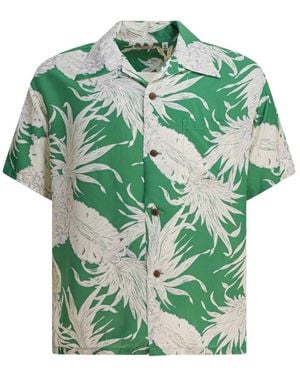 Sun Surf Short Sleeve Shirts - Groen