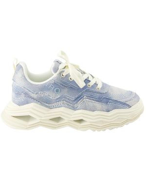 IRO Blaue denim wave korb sneakers