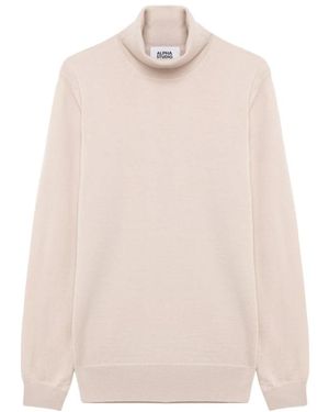 Alpha Studio Minimal Coltrui Sweater - Roze