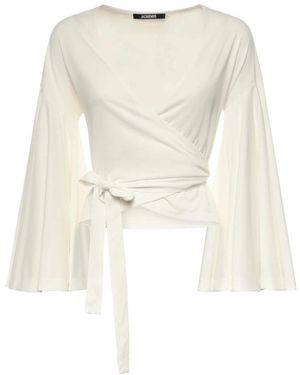 Jacquemus La Cache Coeur Ventadou Top - Naturel