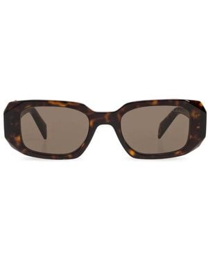 Prada 17Ws Zonnebril - Bruin