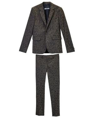 Just Cavalli Single Breasted Suits - Black