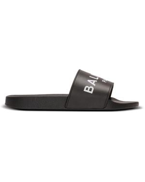 Balmain Sliders - Noir