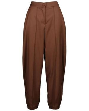 Amélie & Amélie Wide Trousers - Brown