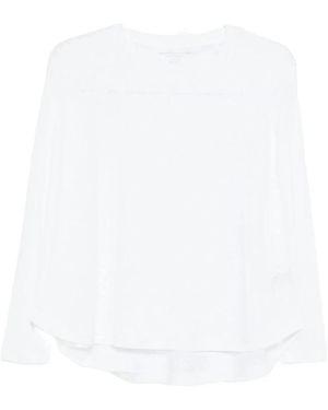 Majestic Filatures Long Sleeve Tops - White