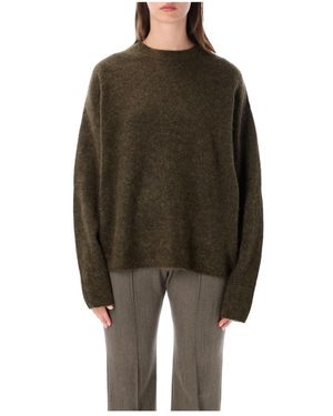 Frankie Shop Round-Neck Knitwear - Marron