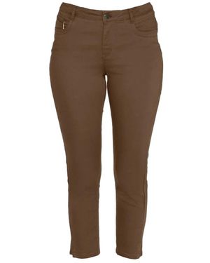 Cro Skinny Trousers - Brown