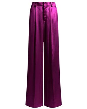 Alberta Ferretti Wide Trousers - Purple