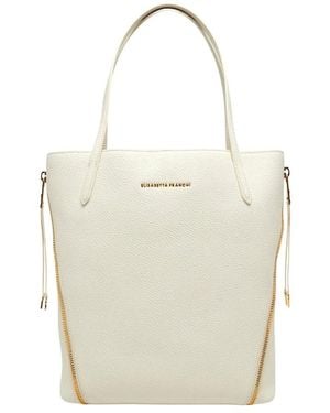Elisabetta Franchi Shopper Bag - Weiß