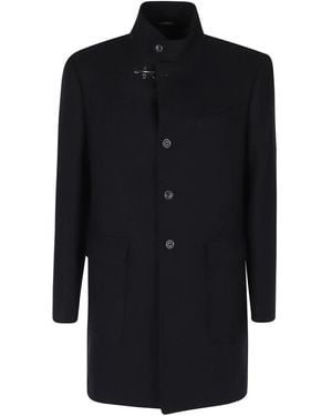 Fay Jassen ,Blauw ,Wol Duty Coat Panno Morbido