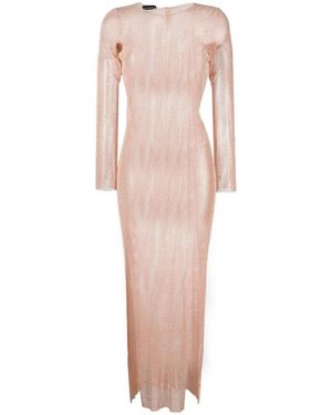 Santa Brands Kleedjes ,Roze ,Katoen Diamonds Maxi Jurk