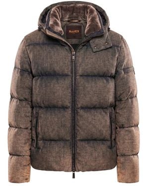 Moorer Down Jackets - Marrone