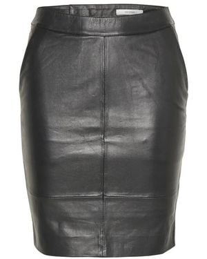 Gestuz Leather Skirts - Gris