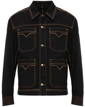 Versace Denim Jackets - Noir