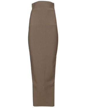 Rick Owens Maxi Skirts - Neutro