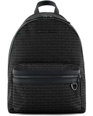 Emporio Armani Backpacks - Black