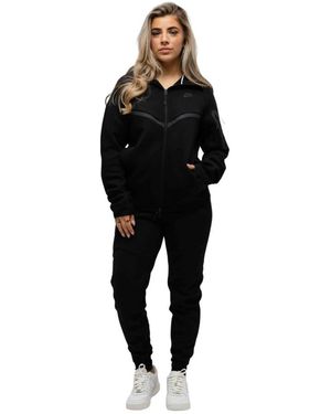 Nike Fitness ,Zwart ,Katoen Tech Fleece Windrunner Set
