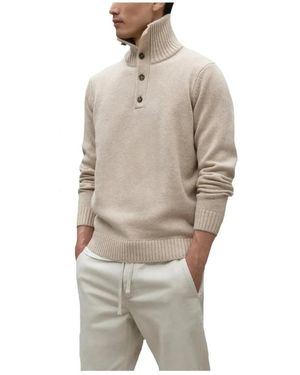 Ecoalf Klassischer baumwollpullover - Natur