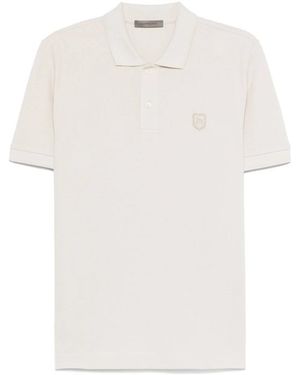 Corneliani Polo Shirts - White