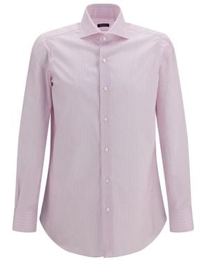 Finamore 1925 Casual Shirts - Morado