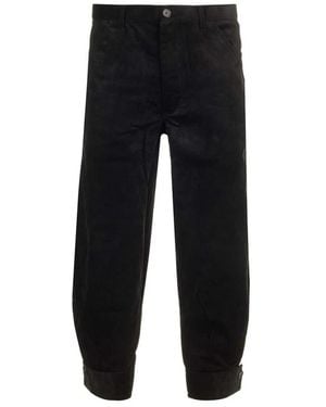 Comme des Garçons Straight Trousers - Black