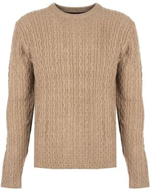 Pepe Jeans Round-Neck Knitwear - Natural