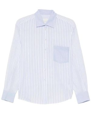 Xacus Overhemden ,Blauw ,Dalia Patch 3 - Wit