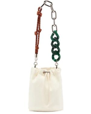 Plan C Bucket Bags - White