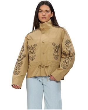 Antik Batik Jassen ,Maria Jacket - Naturel