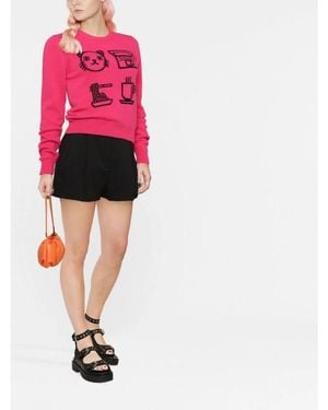 Alberta Ferretti Round-Neck Knitwear - Pink