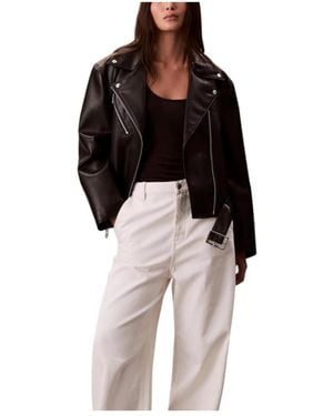 Calvin Klein Light Jackets - Black