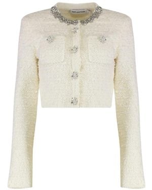 Self-Portrait Tweed Jackets - Neutro