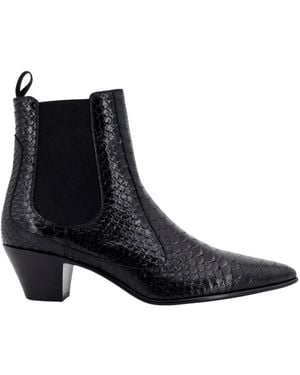 Celine Cowboy Boots - Black