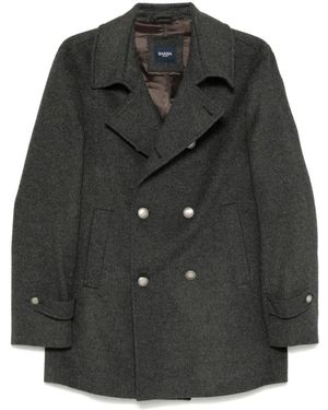 Barba Napoli Double-Breasted Coats - Nero