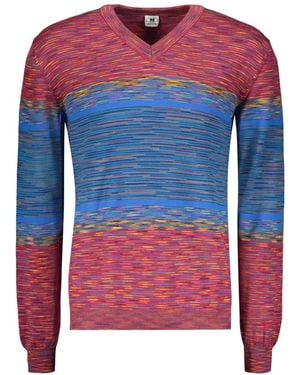 Missoni V-Neck Knitwear - Pink